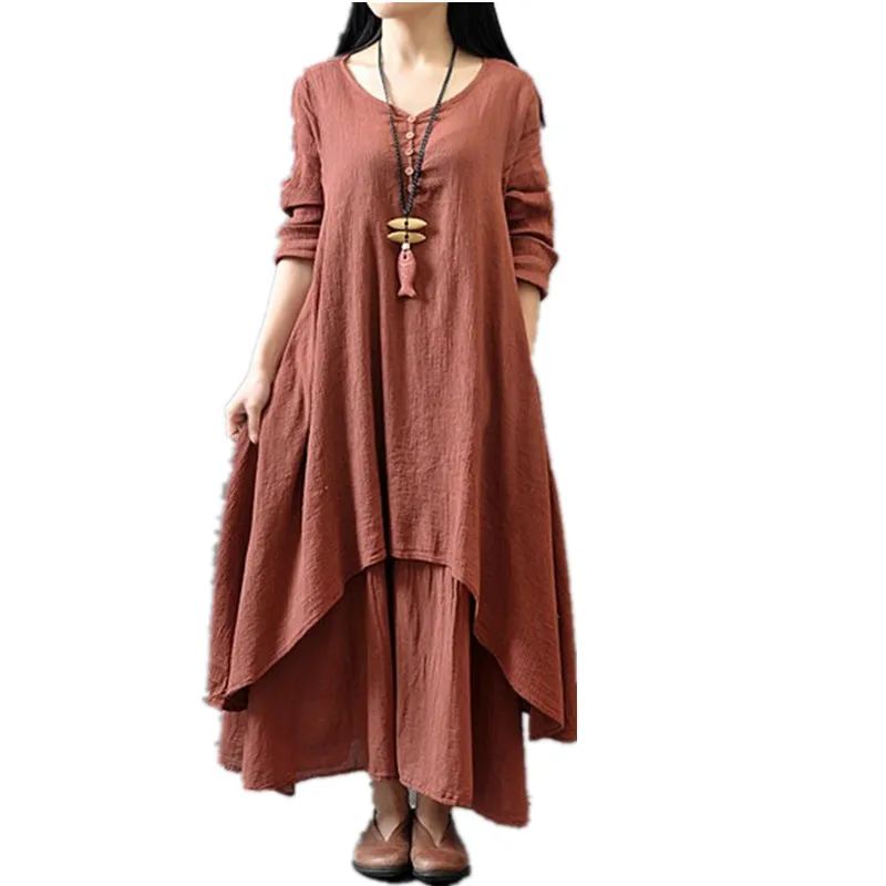 Женское платье кимоно свободного покроя Clobee легкое длинное пляжное из хлопка и