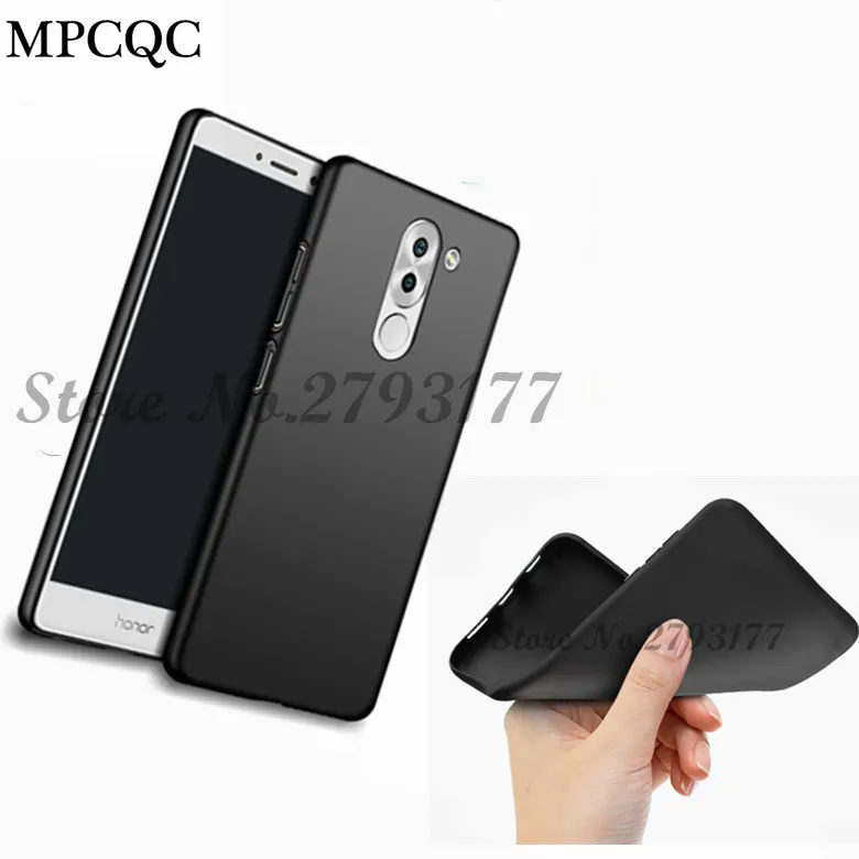 Mpcqc для Huawei Honor 6X черные туфли высокого качества мягкий силиконовый TPU Matte