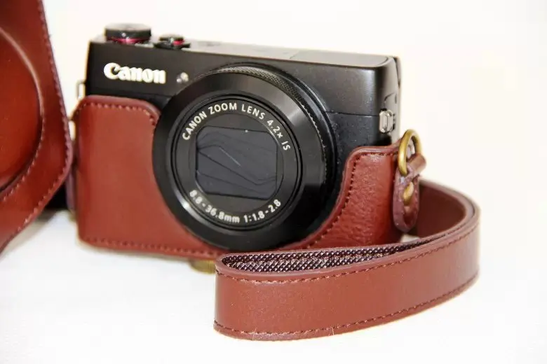 Новый Модный чехол для камеры Canon Powershot G7X сумка цифрового фотоаппарата с ремешком