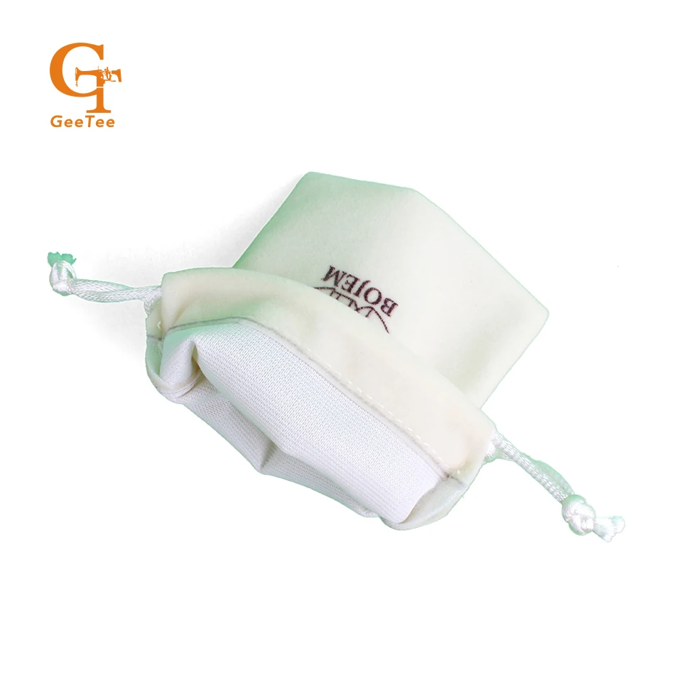 custom logo velvet packaging bags brand name printing luxuary jewelry / hair extension bundle lipsticks packing | Дом и сад