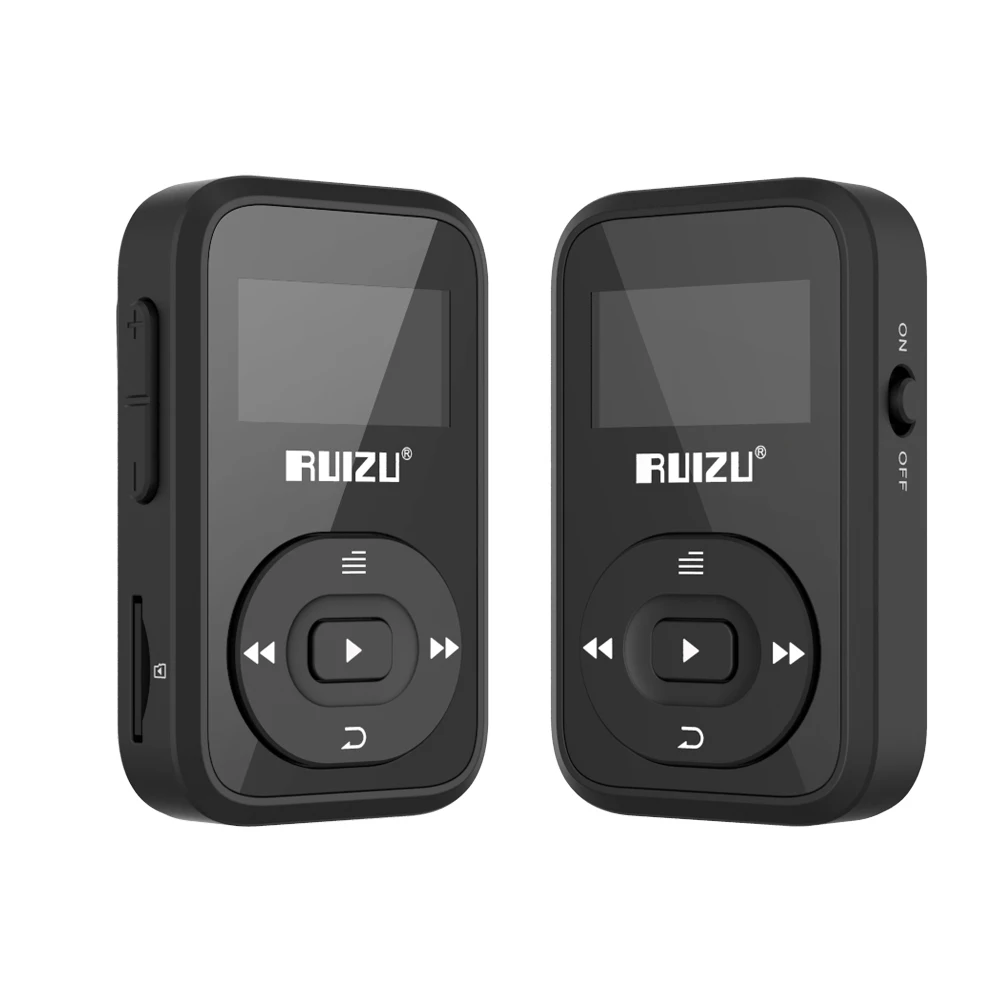 Спортивный Bluetooth MP3 музыкальный плеер RUIZU X26 fm радиоприемник поддержка SD карты 8 ГБ