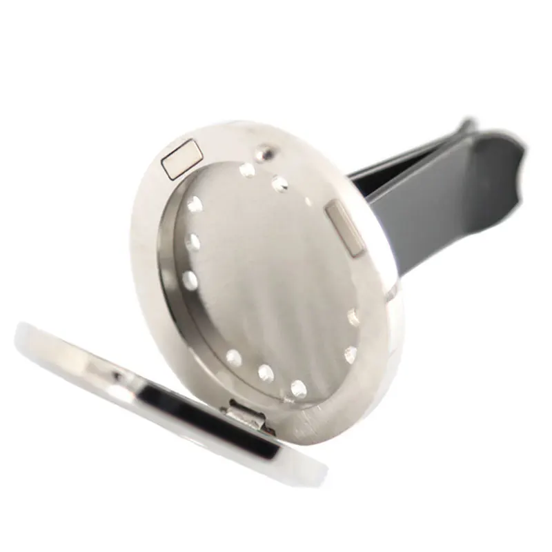 Pumpkin 30mm Essential Oil Car Diffuser Locket Vent Clip 316L Stainless Steel Pendant Send 10pcs Pads as Gift | Украшения и