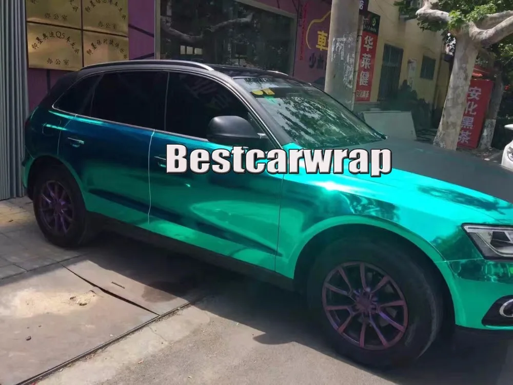 Автомобильная виниловая пленка Tiffany Chrome высокоэластичная без пузырьков воздуха