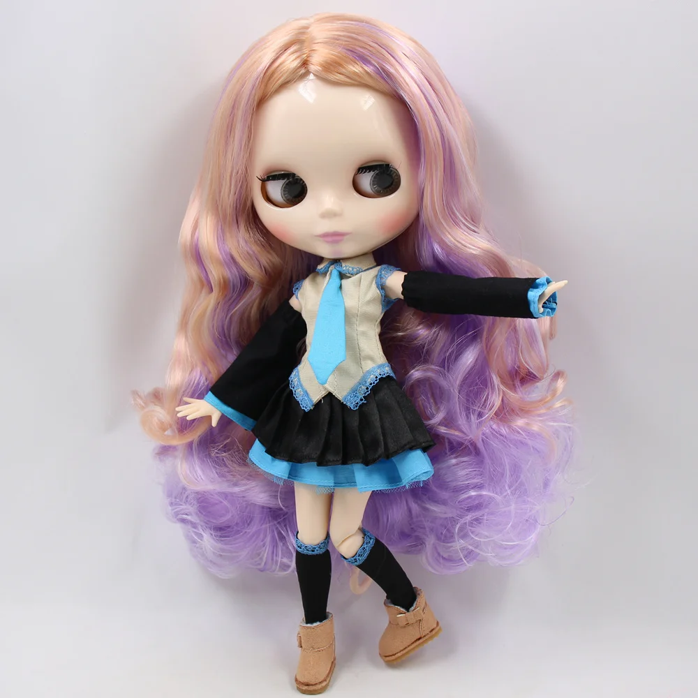 Наряды для куклы Blyth; комплект одежды Хацунэ Мику; костюм для 1/6 года; azone BJD pullip licca