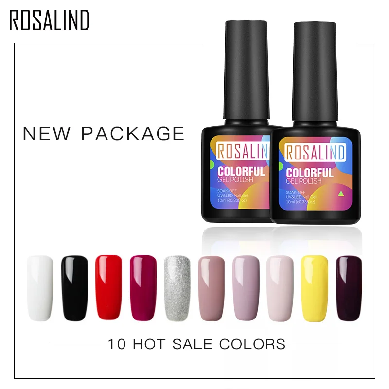 Гель-лак для ногтей ROSALIND 10 мл | Красота и здоровье