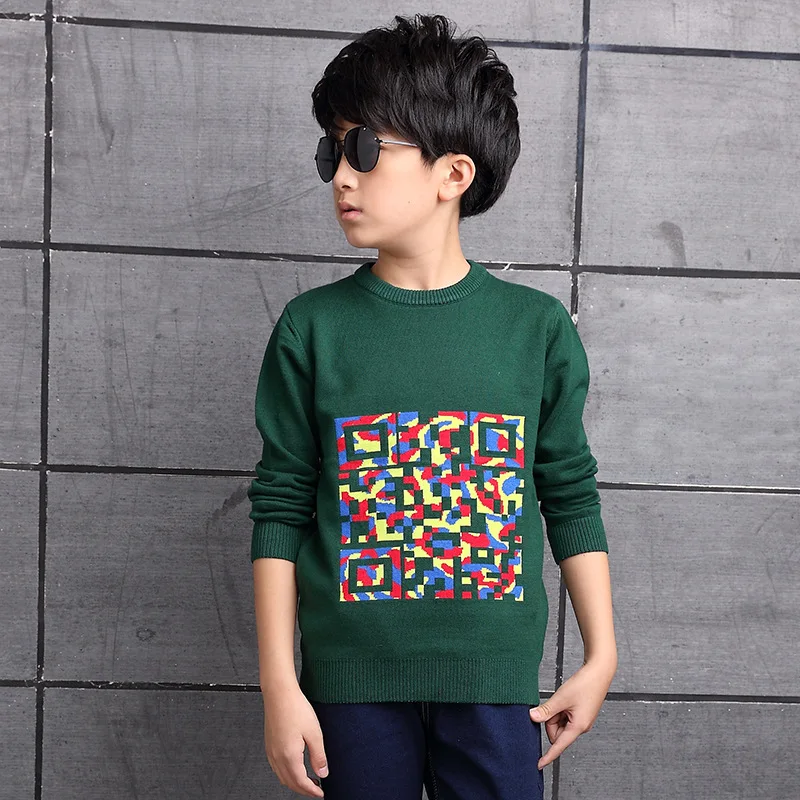 2018 Детский свитер Новинка зимы для мальчиков хлопок Костюмы хеджирования