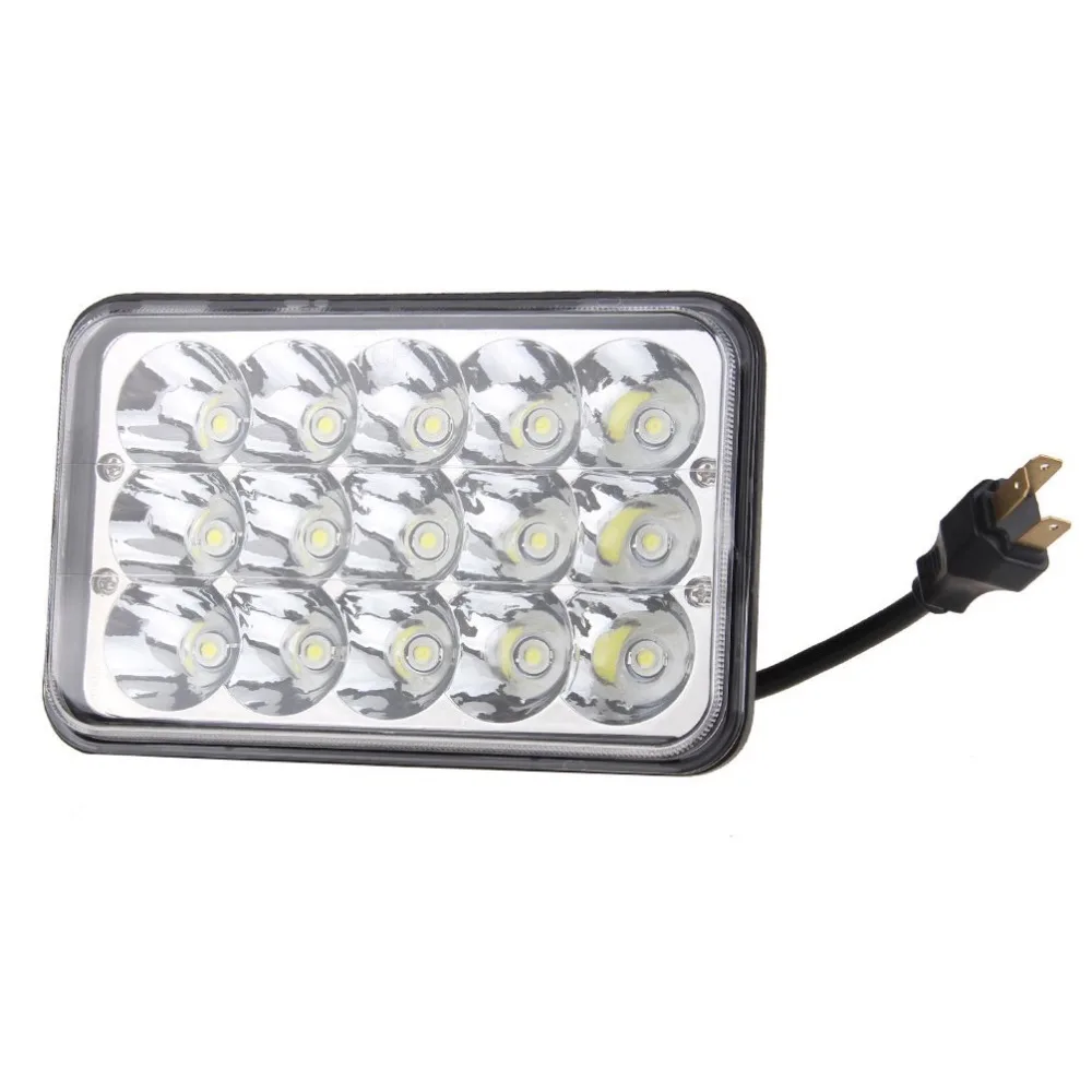 4x прямоугольный 4x6 дюймов светодиодный морской луч HID H4651 H4652 H4656 H4666 H6545 для Peterbilt