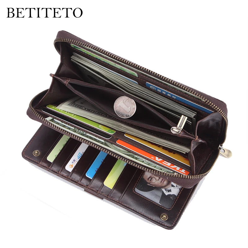 

Кошелек Betiteto мужской, из натуральной бычьей кожи