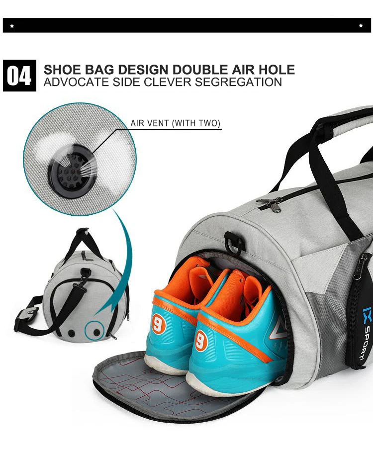 Фитнес сухая влажная спортивная сумка с обувью Compart Мужская спортивная сумка через плечо Дорожная Спортивная Сумка Для Йоги тренировочная Сумка Bolsa Deporte