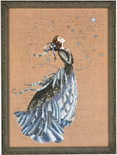 

Beautiful Lovely Counted Cross Stitch Kit The Stargazer Star Fairy Goddess Wizard Nora