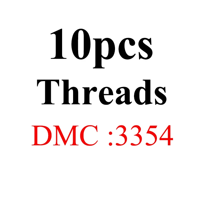 1.2m10pcs-DMC3354 Золотое панно, DMC3350-3733 Multcolor 10 шт/партия 1,2 м длина нить крестиком Хлопок Шитье, моток пряжи вышивка нить наборы - Цвет: 1.2m10pcs-DMC3354