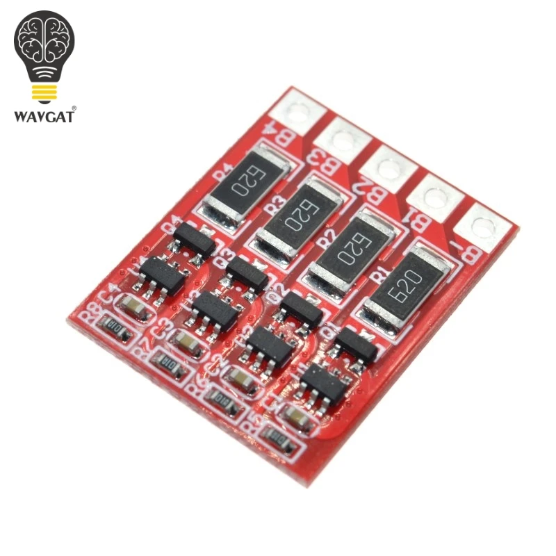 Плата защиты WAVGAT плата BMS с балансиром для литий железного фосфатного