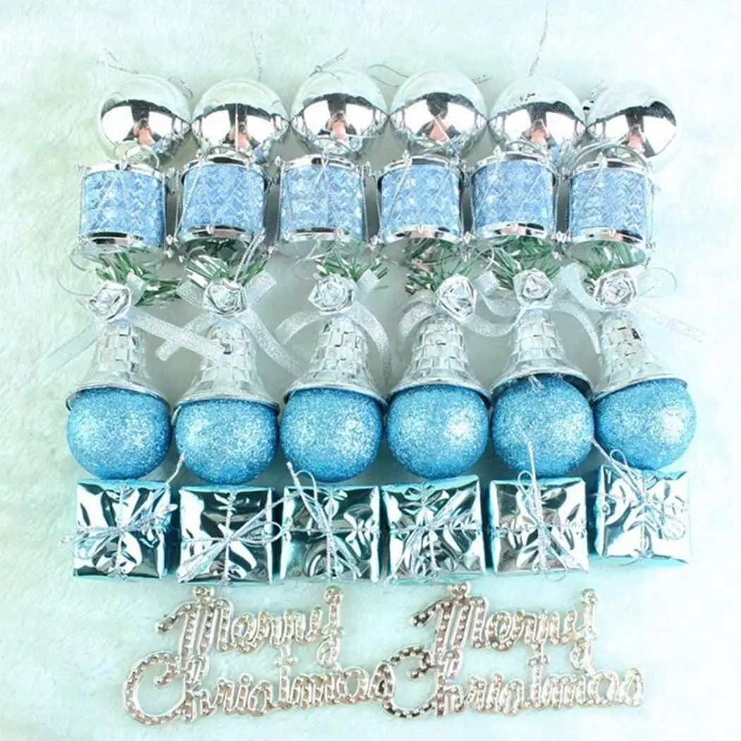 Праздничный набор для украшения дерева подвесное геометрическое домашнее