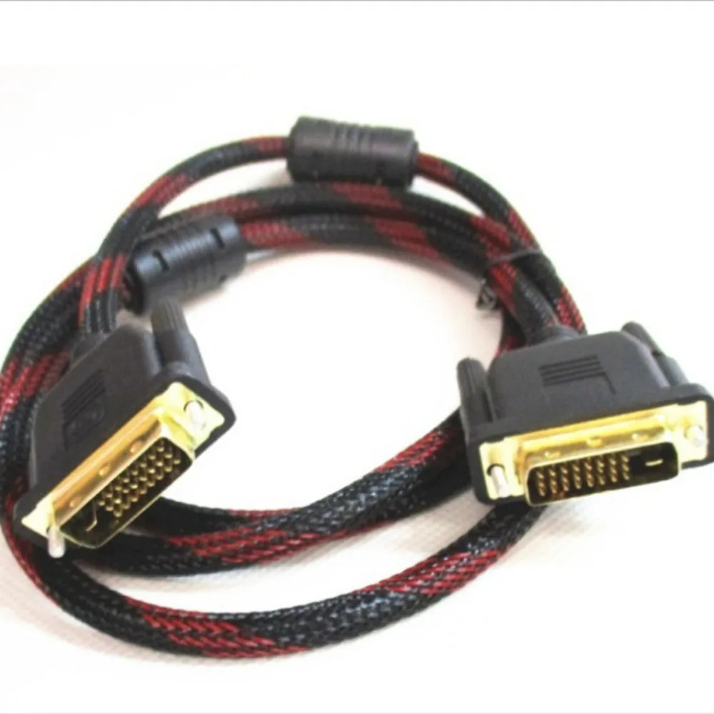 Высокая Скорость DVI Кабель HDMI Переходник 24 + 1 pin D Позолоченные dvi поддерживает 3D