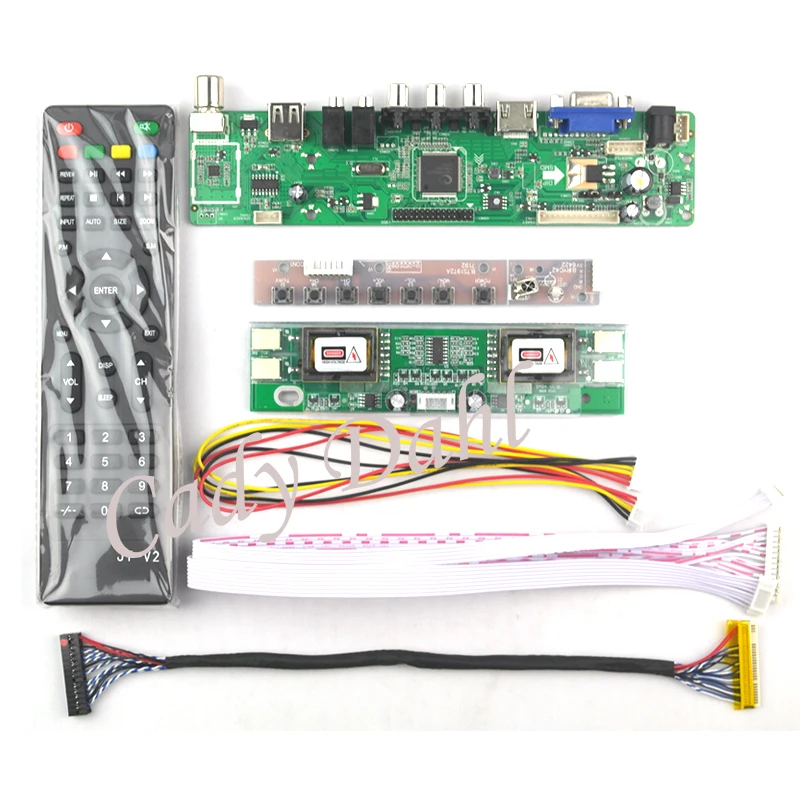 HDMI CVBS RF USB VGA AV ТВ плата контроллера для 19 &quotM190A1-L0A M190A1-L02 LTM190M2-L31 MT190AW01 V.5 1440X900