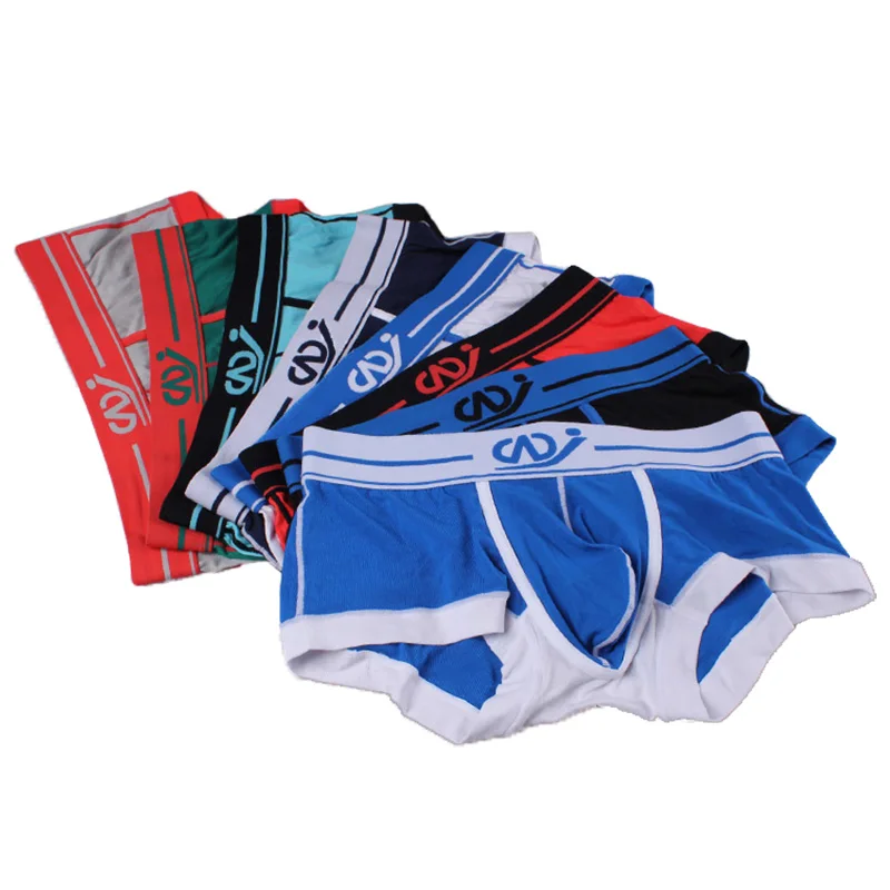 Пикантное Мужское нижнее белье Боксеры Шорты Нижнее для геев Cueca Masculina трусы
