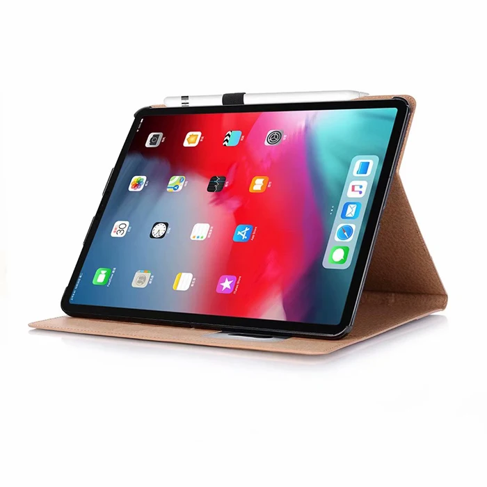 Деловой кожаный чехол для iPad Pro 11 A1934 a1980a2013 Подставка для планшета с картой Solt защитный чехол+ подарок