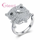 Модные милые маленькие кольца на палец в форме Совы красивые женские аксессуары из камня чудесные украшения Подарки для женщин