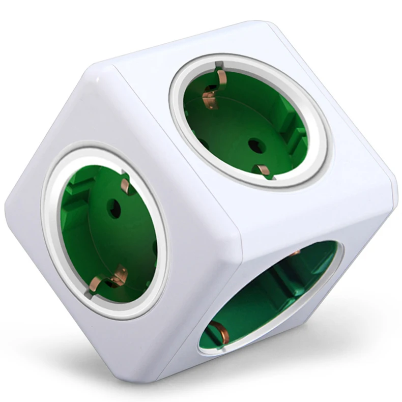 Allocacoc умный дом применение 5 розетки ЕС plug электрическое зарядное устройство мощность полосы мощность Cube multi удлинитель патрона умная розетка док путешествия