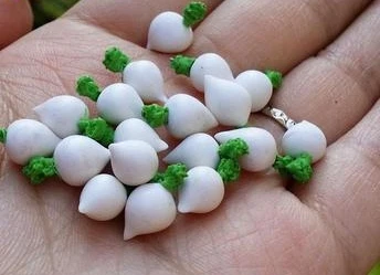 10 шт./лот, миниатюрный кукольный домик 1: 12, Овощная пища для кукол, Пластиковая форма, пищевая глина, овощи для кукол Blyth, домик для девочек, игрушка - Цвет: white raddish