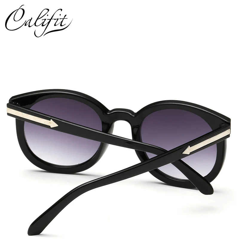 Винтажные круглые солнцезащитные очки женские для женщин брендовые