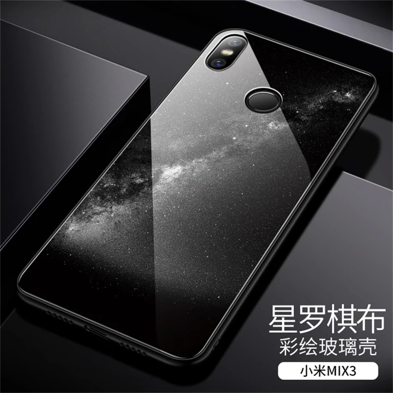 Aixuan стеклянный чехол для Xiaomi mi x 3 Xiaomi mi x 3 mi x3 Aixuan чехол из закаленного стекла силиконовый защитный полный чехол s