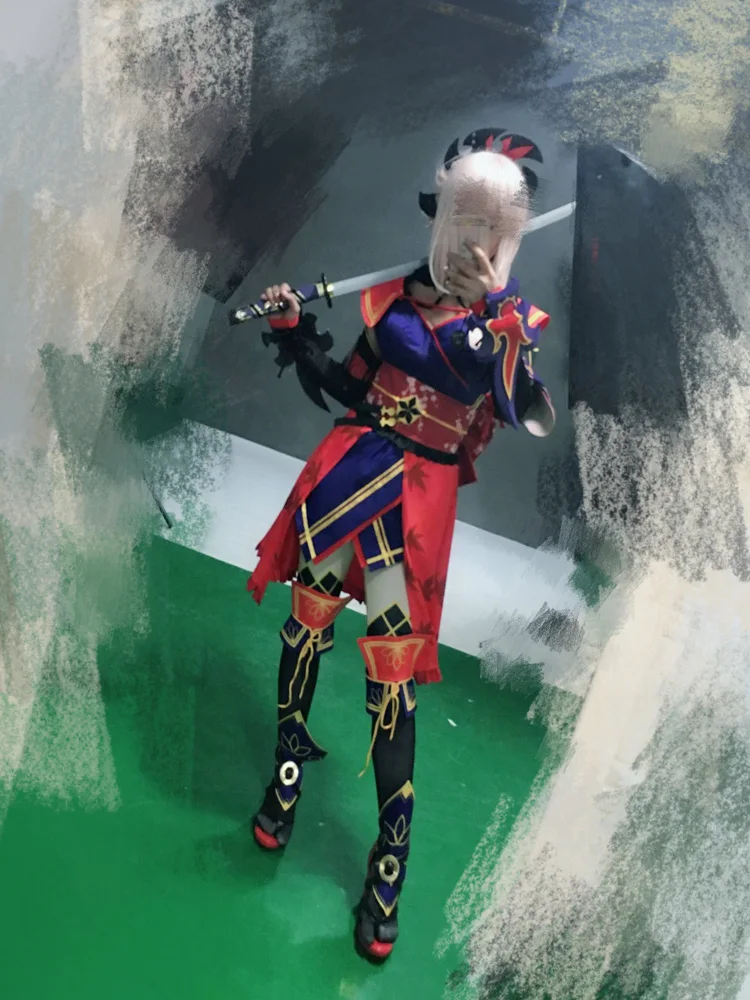 Fate Grand Order FGO Saber Miyamoto Musashi слуга униформа для косплея