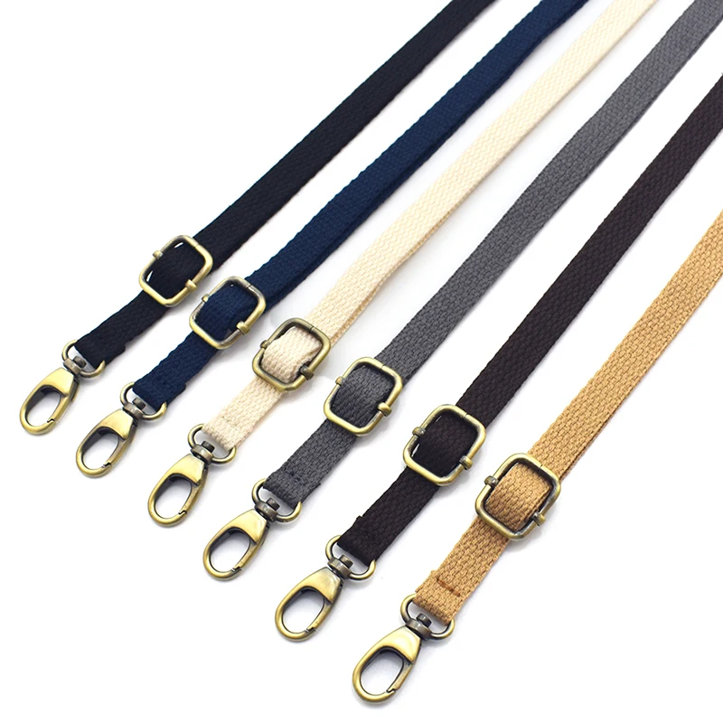 

1.2cm Wide Adjustable Cotton Woven Shoulder Bag Strap Replacement Bag Handle Canvas Handbag Strap Diy Accessories Kz0348