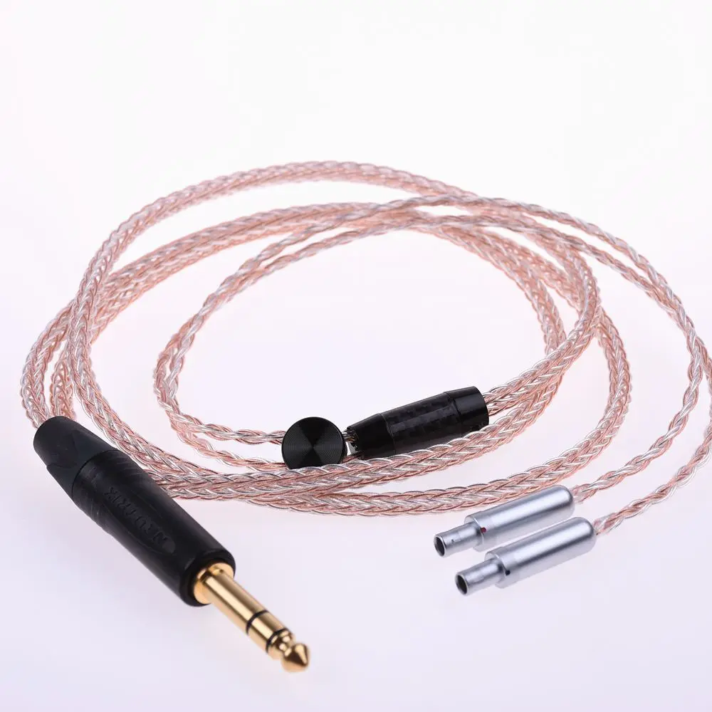 Hi-end 16 ядер 5N Pcocc посеребренный кабель для наушников SENNHEISER HD800