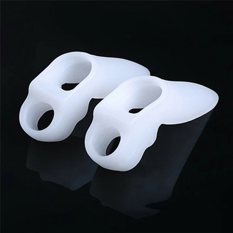 2pcs Toe Corrector Silica Gel Toes Separators Thumb Valgus Protector Stretchers Align Corrector Relief Foot Bunion 1 Pair New