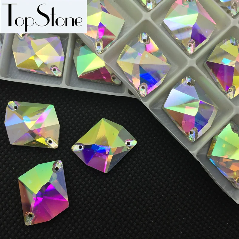 TopStone для одежды сделай сам все размеры космическая шитая искусственная кожа с