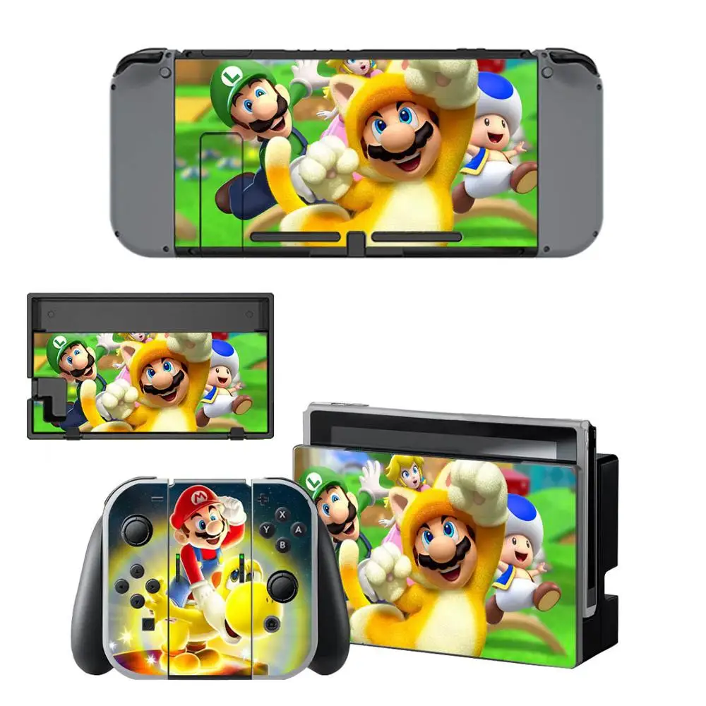 YSNS0424 Сменные наклейки для Nintendo s NAND Сменные наклейки Mario Switch Skin совместимы с консолью Nintendo doswitch, Joy-Con, контроллером - Цвет: YSNS0424