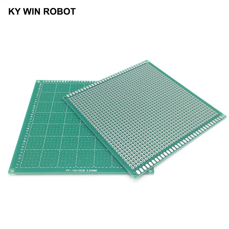 1 шт. 10x10 см 100x100 мм Односторонний Прототип PCB универсальная печатная плата для Arduino