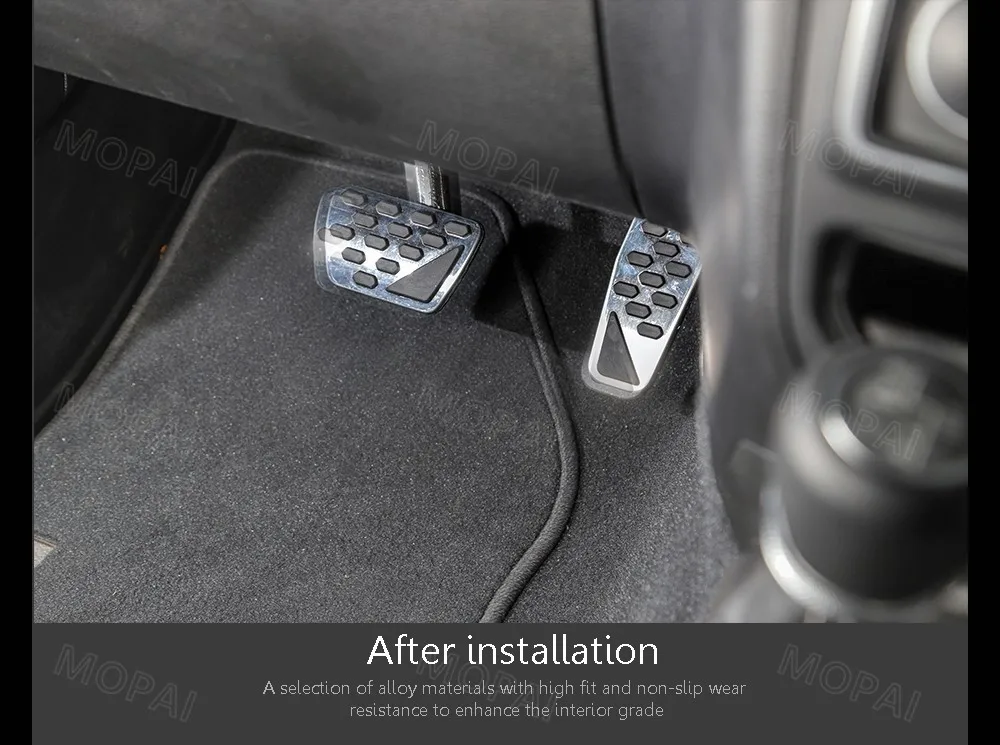 MOPAI автомобильные педали для Jeep Wrangler JL+ Автомобильный акселератор, ножная Тормозная Пластина, комплект педалей для Jeep Wrangler, автомобильные аксессуары