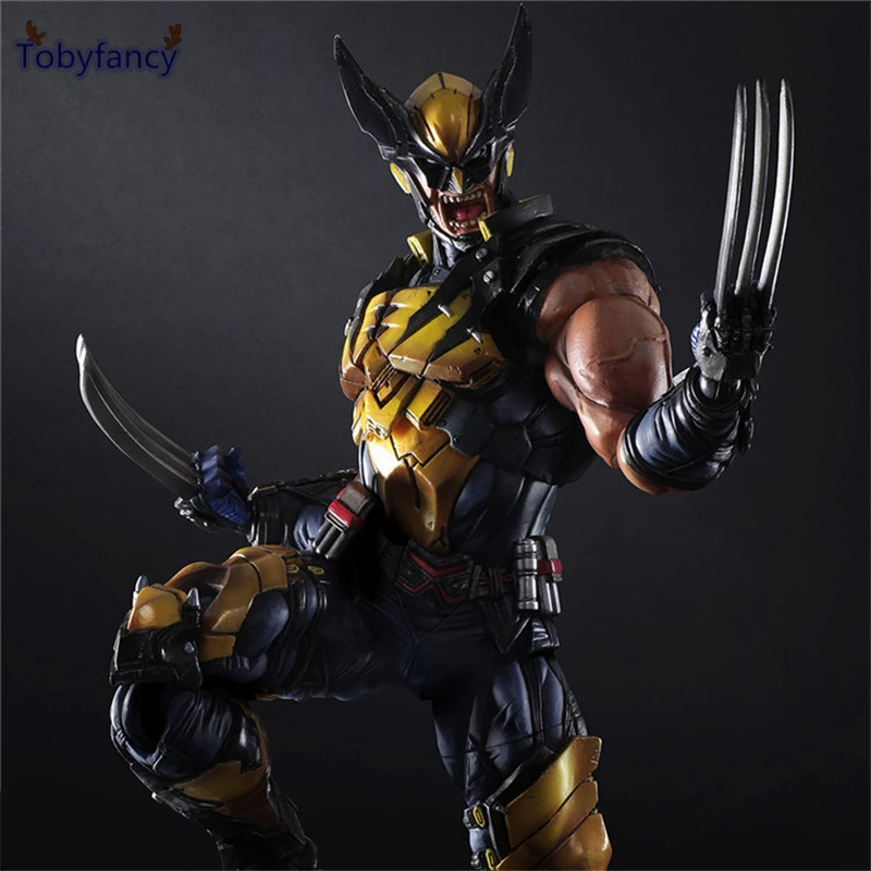 Новая фигурка Росомахи LOGAN X men X-men Play Arts Kai Wolverine James Howlett PA KAI ПВХ 26 см кукла игрушка |