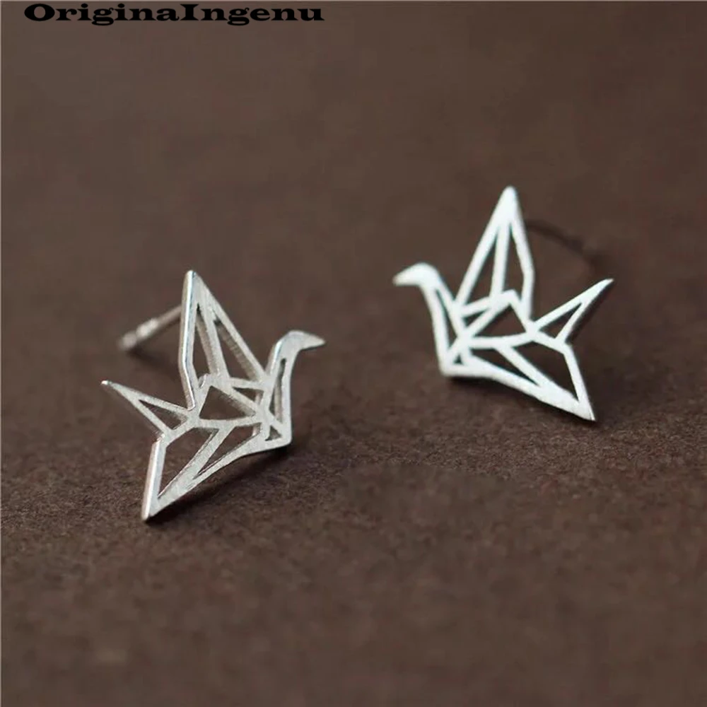 Серьги из серебра 925 ювелирные изделия с бумажным краном очаровательные