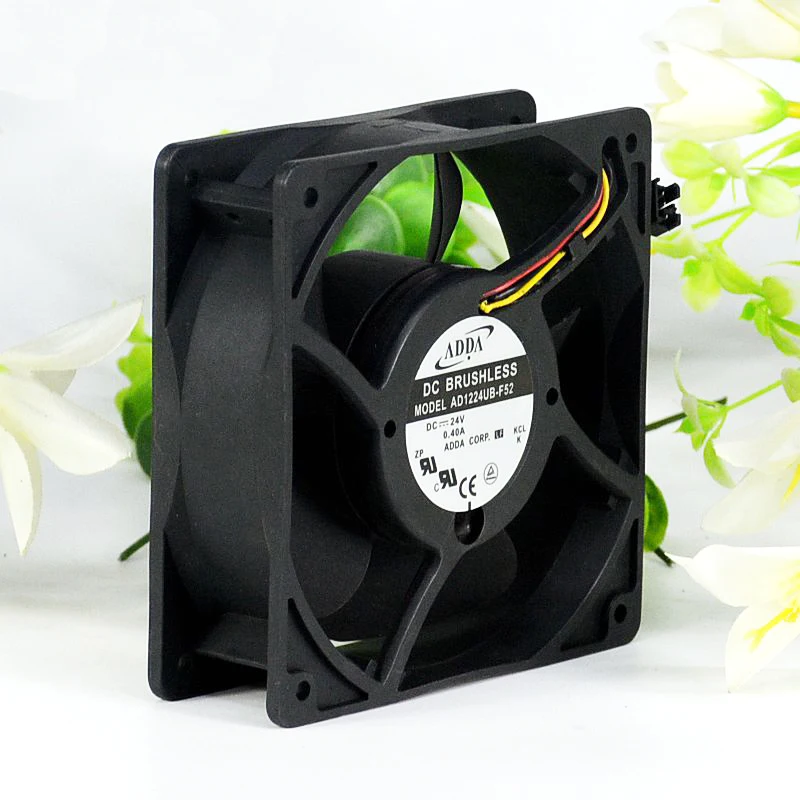 ADDA AD1224UB-F52 12038 12 см 120*120*38 мм DC 24 В а бесщеточный вентилятор промышленный