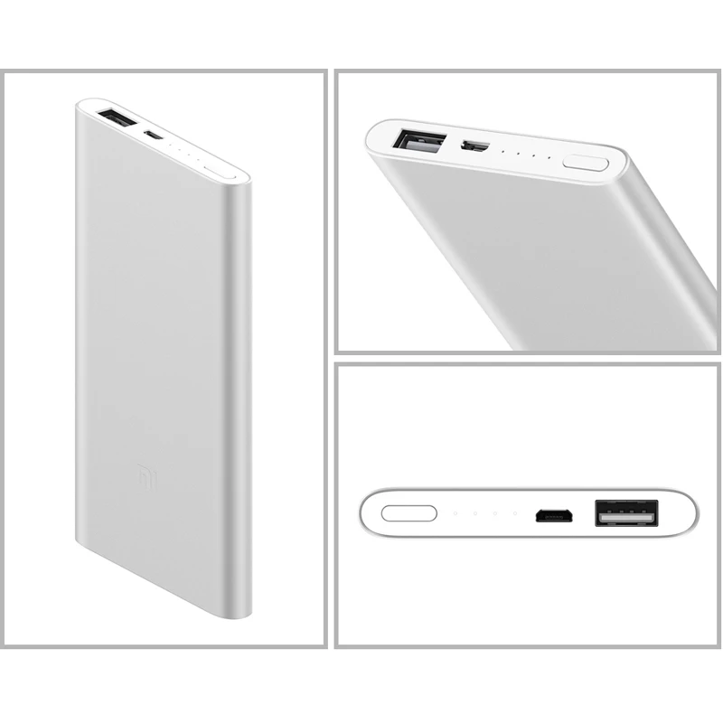 Оригинальный внешний аккумулятор Xiaomi 5000 мАч ультратонкое зарядное устройство