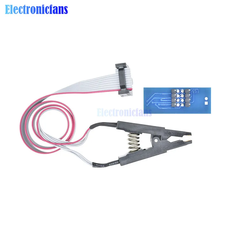 USB программист серии CH341A 24 EEPROM писатель 25 SPI Flash BIOS + SOIC8 SOP8 SOP Формат Флэш чип зажим