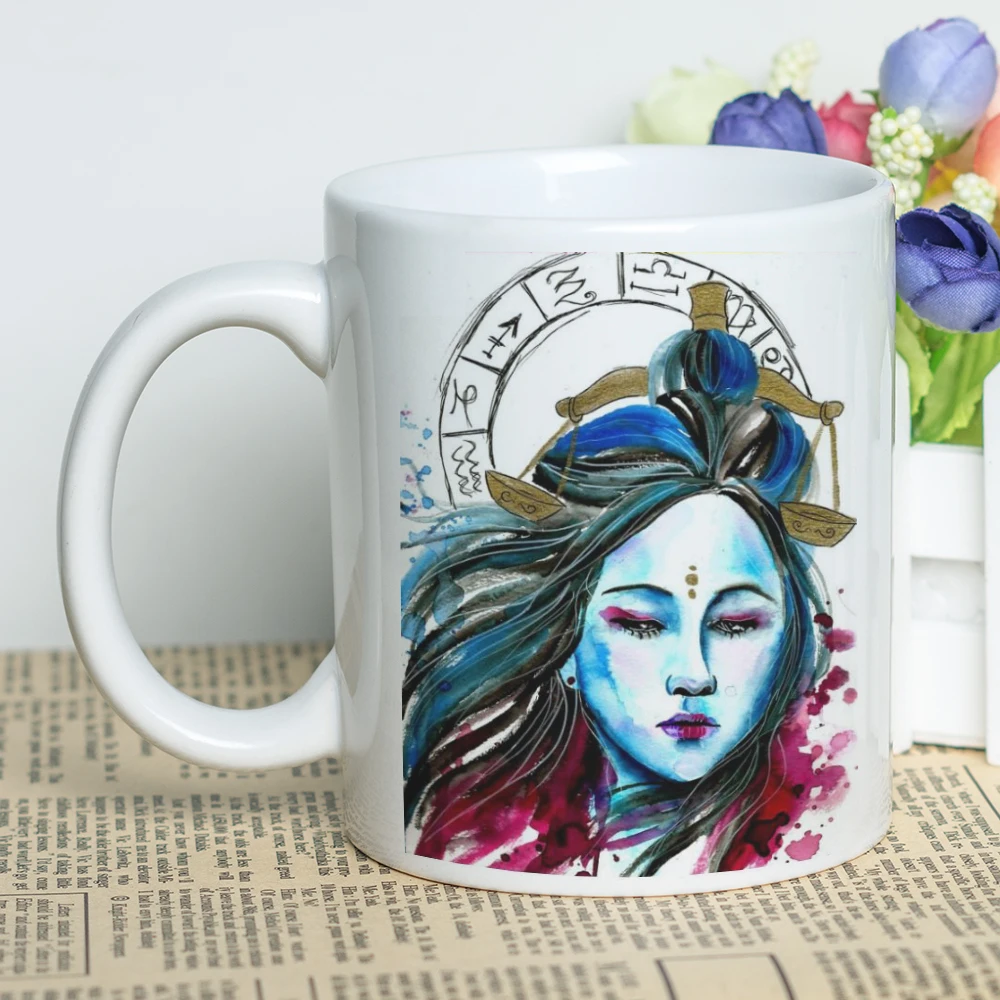 MAYREY 11oz керамическая сублимационная кружка Созвездия подарок Знаки зодиака