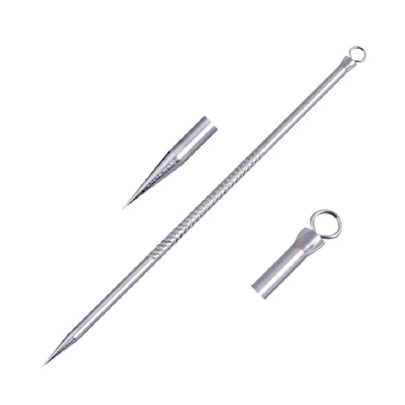 Blackhead Remover Blemish Comedone Acne Extractor Tool Set Removal Needle wh | Красота и здоровье