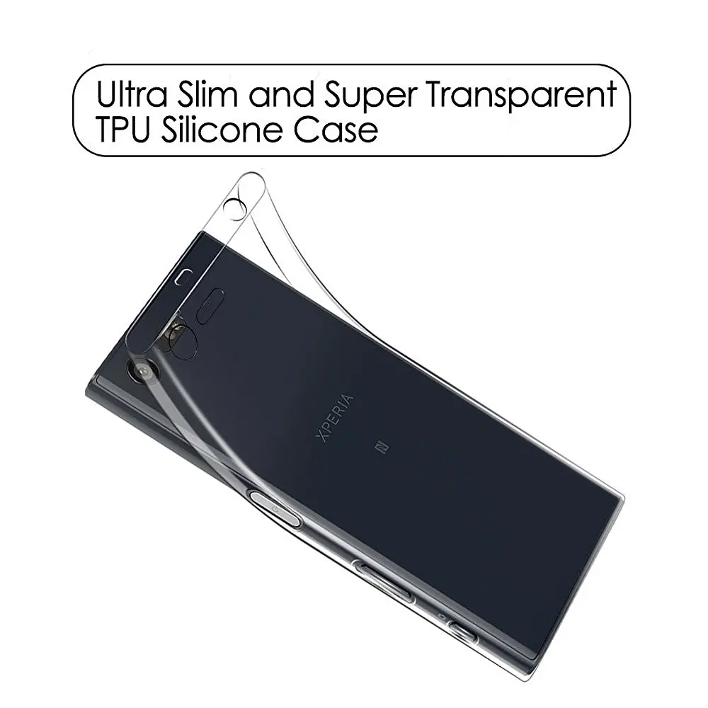 Ультра тонкий чехол для sony Xperia L1 XZ1 XR XZ X XA XA1 Ultra XP Z5 Z4 Z3 C5 C4 e5 компактный премиум мини