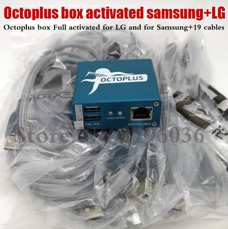 Оригинальная коробка Octoplus полная активированная для LG и для samsung+ 19 кабелей разблокировка флэш& Repa