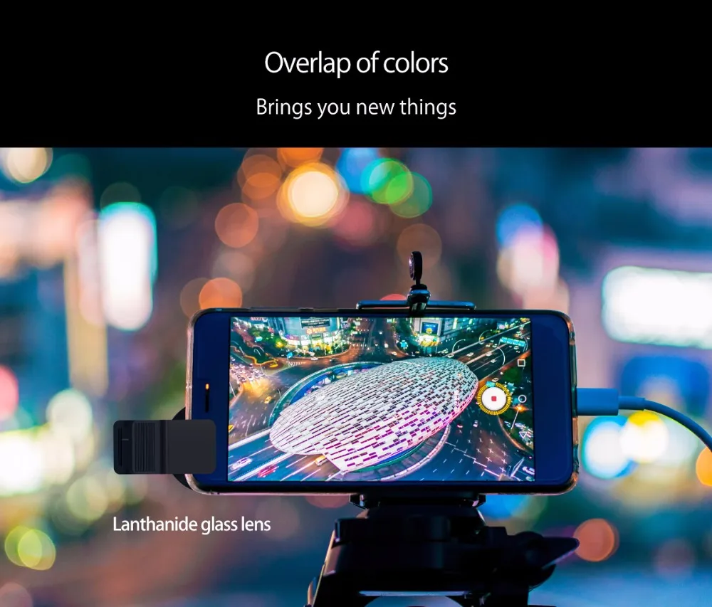 ORICO MPC-A1 Универсальный объектив мобильного телефона 2 в 1 широкоугольный + макро