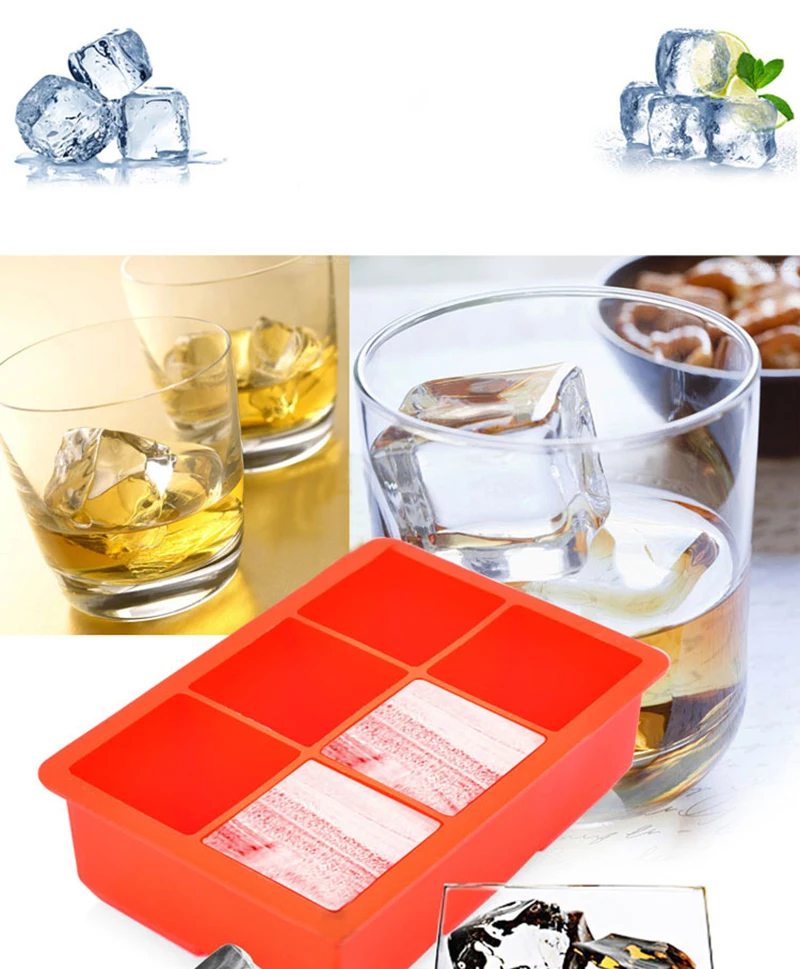 Ваш любимец 4 полость большие силиконовые напиток кубика льда Пудинг Для желе для