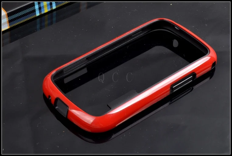 red Продаются со скидкой! гибридный резиновый защитный чехол из ТПУ для samsung GALAXY Trend Duos GT-S7562, силиконовый чехол, чехол для телефона - Цвет: red