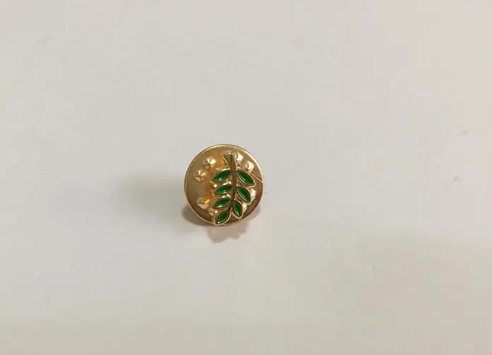 

Wholesale 10mm Acacia Sprig Masonic Freemason Lapel Pin Akasha badge