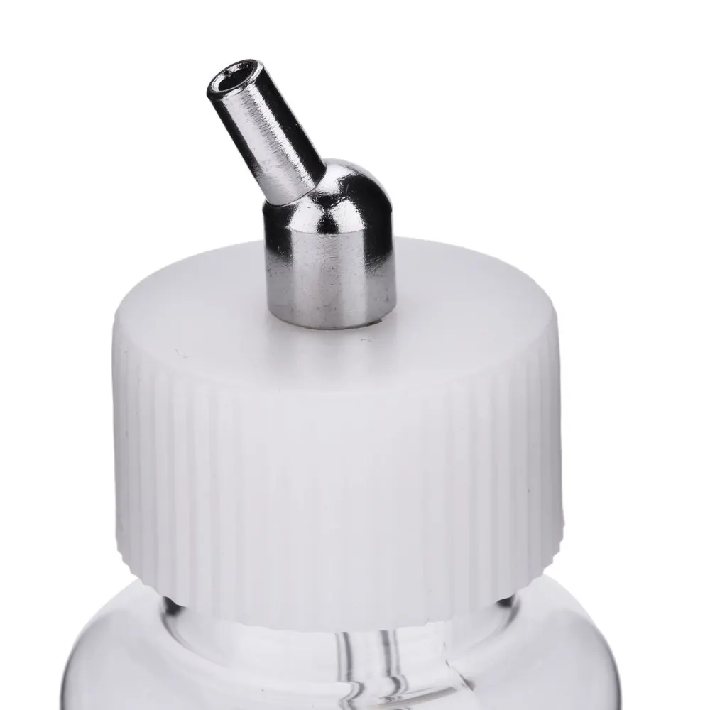 

10PCS 100cc Airbrush Plastic Bottles Pot Lid Adapter Dual-Action Siphon Feed Air Brush Jars Airbrushing Accessories Paint Bottle