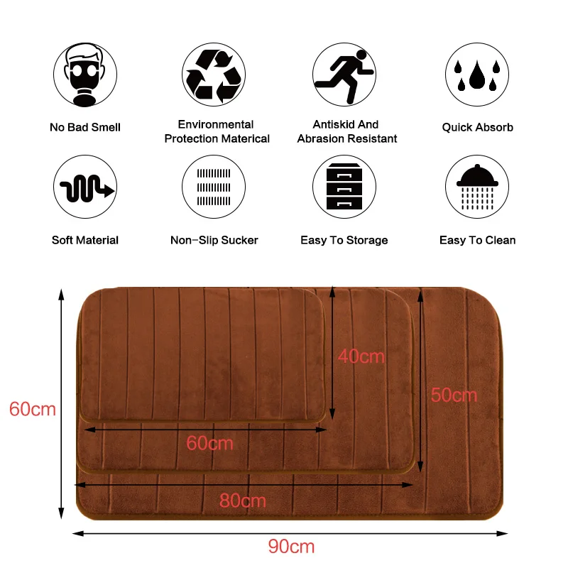 Дарис сухой быстрее микрофибры высокой поглощения воды для ванной коврики