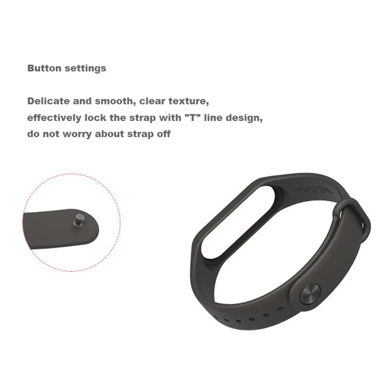 Предпродажа Mi Band 3 браслет Цветной силиконовый ремешок Браслет сменный смарт для
